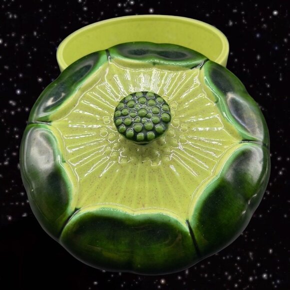 Vintage Valley Vista California Covered Dish Bowl Serving Dish W Lid Pottery 5”T - Picture 13 of 14